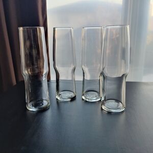 Clear Tall Glass | IPA Beer 🍺 Glasses | 4